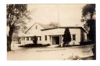 RI - CRANSTON RHODE ISLAND RPPC Postcard RHODES ON THE PAWTUXET BOWLING ALLEY • $9.99