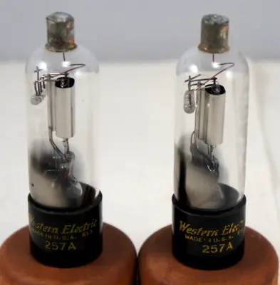 Pair 257A Western Electric Audio Amplifier Tubes Guaranteed • $339