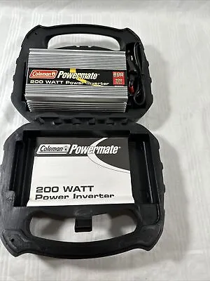 Coleman Powermate 200 Watt Power Inverter PMP-400 Watts Peak Surge NEW In Case • $9.99