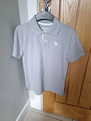 Abercrombie Kids Polo T-shirt Grey Age 9-10 • £4.50