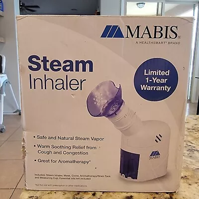 MABIS Personal Steam Inhaler Brand New In Open Box All Parts Sealed In Packaging • $17.59