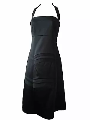 Oasis Black Halter-neck/Strapless Cocktail Dress 14 • £9.17