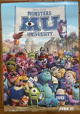 MONSTERS UNIVERSITY Disney PIXAR Double-sided 2013 MOVIE Poster - PLANES • $9.99