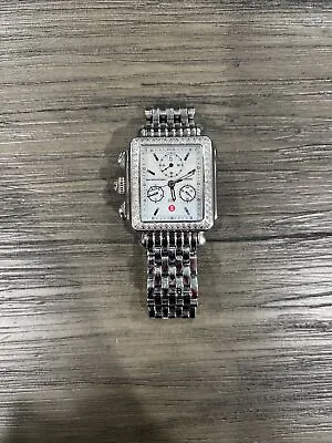 Michele 71-6000 Deco Diamond Bezel Watch  The Watch May Need A Battery • $485