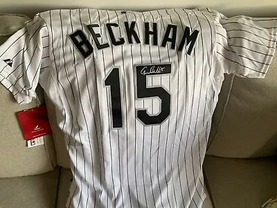 Gordon Beckham Signed White Sox Jersey • £57.91