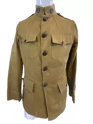 WW1 US AEF 2nd Army Sergeants Ordnance Corps Collar Uniform Tunic • $250