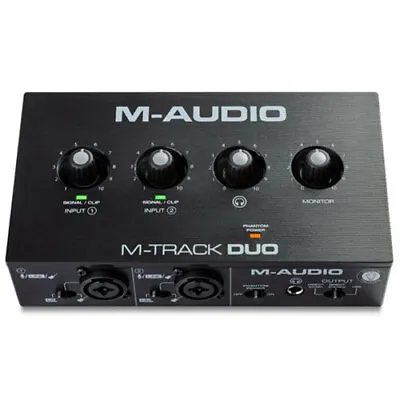 M-Audio M-Track Duo 2-Channel Portable Recording Interface For Mac/Desktop PC • $129