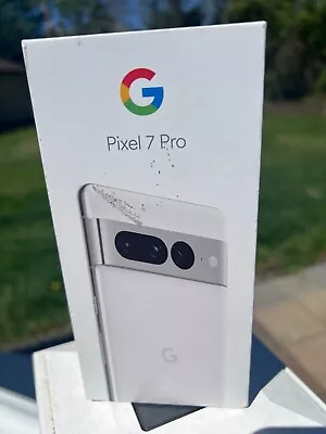 NEW! Google Pixel 7 Pro 128GB Snow White (Factory Unlocked All Carriers) • $399.98