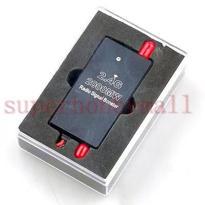 $62.02 • Buy 1X 2.4G 2W 2000mW Mini Radio Signal Booster FPV Extend Range DJI Phantom 5-15v