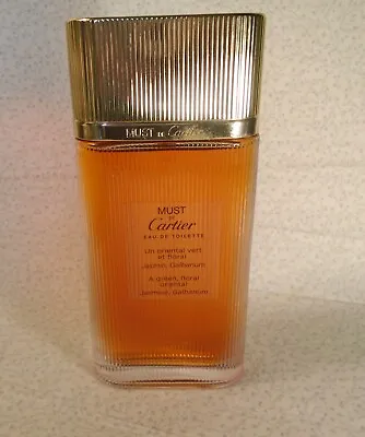 Cartier Must De Cartier Eau De Toilette Spray - 3.3 Oz.(T) • $74.99