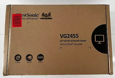 ViewSonic VG2455 24 Inch IPS 1080p Monitor USB C 3.1 HDMI DisplayPort VGA • $179