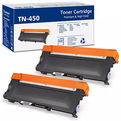 2PCS TN450 Laser Toner For Brother TN420 HL-2270DW 2240 MFC-7360N 7860DW Printer • $19.85