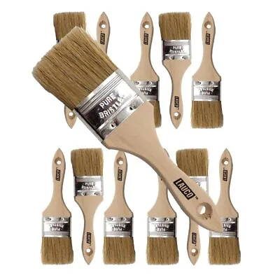 2-Inch Chip Paint Brushes Light Brown (Pack Of 36) • $23.98