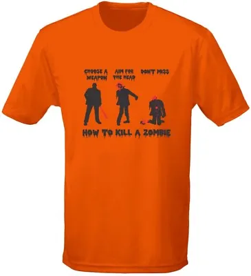 How To Kill A Zombie Gaming Mens T-Shirt 10 Colours (S-3XL) By Swagwear • £10.24