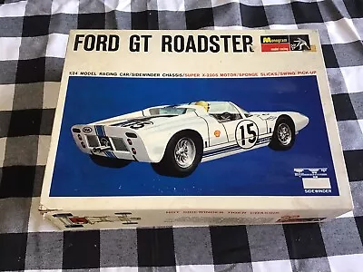 VINTAGE Monogram Ford GT Roadster 1/24 Scale Slot Car • $99