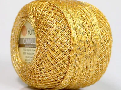 Gold Silver Metallic Braid Thread Cross Stitch 20gr YarnArt Camellia 52252 • $2.59