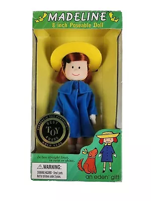 Vintage Madeline & Friends MADELINE 8” Poseable Doll By Eden 1996 Style# 33366 • $59.99