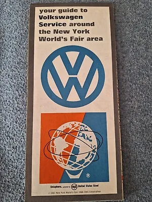 $1.99 • Buy Nos Vintage Vw Original Oval Beetle Bus Ghia 1964 Brochure New York World's Fair