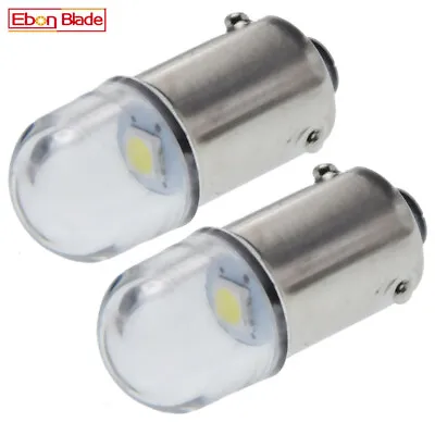 2Pcs BAX9S H6W White 6000k LED Bayonet Car Scooter Moped Bike Bulb 6V 6 Volt DC • $2.99