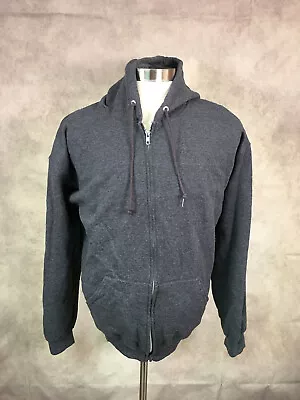 Jerzees NuBlend Gray Full Zip Hoodie - Tang Soo Do Martial Arts - Size L Large • $14.99