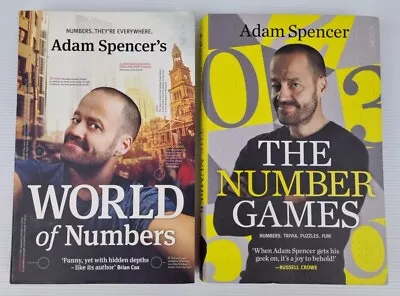 Adam Spencer Books World Of Numbers & The Number Games  • $28