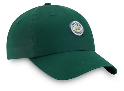 New Masters Green Cotton Hat With White Circle Logo Patch • $59
