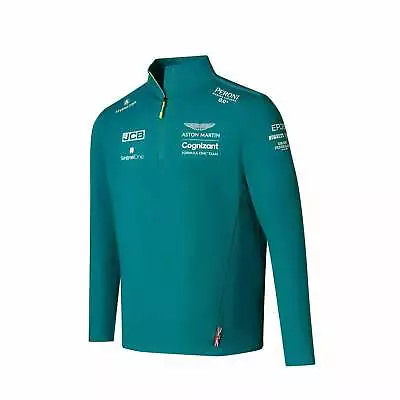 Aston Martin Cognizant F1 2022 Men's Team Mid Layer Jacket- Green • $69.99