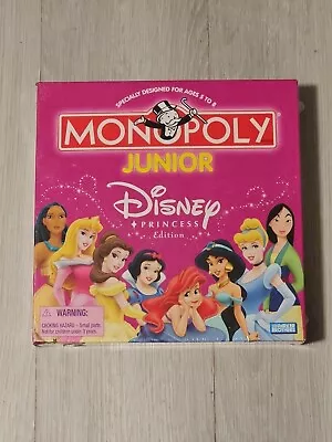 MONOPOLY JUNIOR Disney Princess Edition 2004 NEW & SEALED Snow White Cinderella • $15