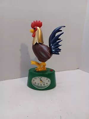 Super Rare Vintage Novelty Rooster Quartz Alarm Clock Spencer Taiwan • $65