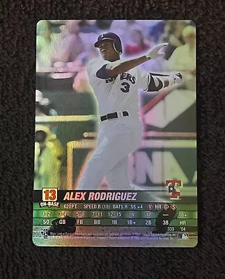 2004 MLB Showdown #333 Alex Rodriguez FOIL Rangers • $15