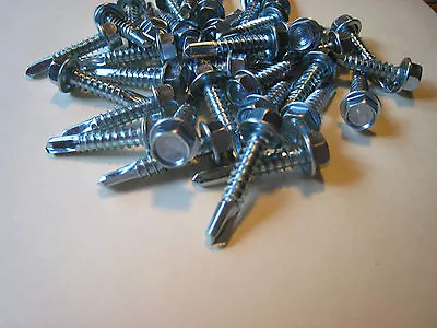 Screw Sheet Metal #12 X 1  LG  Self Drilling Hex Washer Head 500pcs. • $19