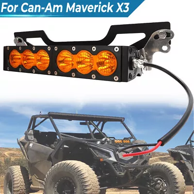 Shock Tower LED Light Bar & Grille Kit For Can-Am Maverick X3 Turbo 2016-2023 • $109.99