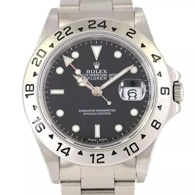 Authentic ROLEX Explorer II 16570 SS Automatic Serial Info:A Serial  #260-006... • $6893.75