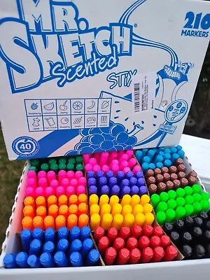 Mr. Sketch Scented Stix Watercolor Markers Fine Point 12 Colors 216/Set 1905315 • $45