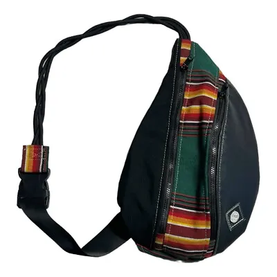 Rasta Crossbody Sling Bag Backpack Style Hippie Native Travel Tote • $18.99