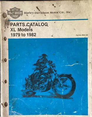 Harley Davidson  Genuine-parts Book XL Models 1979-1982 • $45