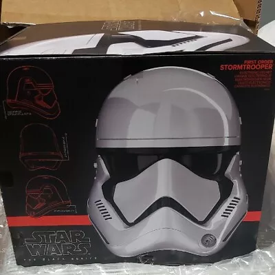 Star Wars Black Series First Order Stormtrooper Electronic Helmet Voice Changer • $205