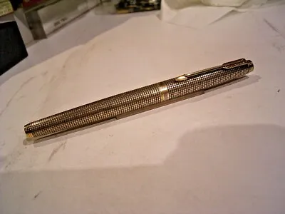 PARKER 75 Pen Sterling Silver (Vermeil) Factory Made! EF Nib • $449