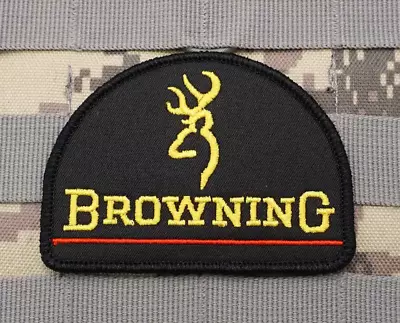 Browning Firearms Vintage Styled Embroidered Iron-on Shoulder Patch... • $10.99