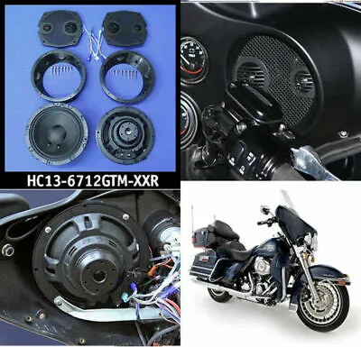 J&M Rokker XX 6.71” Fairing Speaker Set Kit 2 Ohm 300 Watts Harley Batwing 98- • $399.95