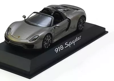 Porsche 918 Spyder 2013 Grey Metal Minichamps Wap0201000e 1/43 Grey Grey • $74.83