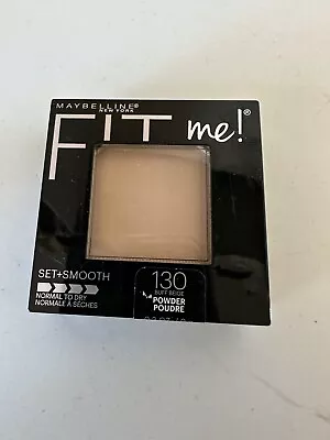 Maybelline Fit Me! Set+Smooth Normal To Dry Powder Makeup NEW 130 Buff Beige • $11.99