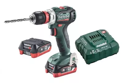 Metabo Powermaxx BS 12 BL Q 12v Brushless Drill Driver Kit L 2x4ah Charger Case • £145