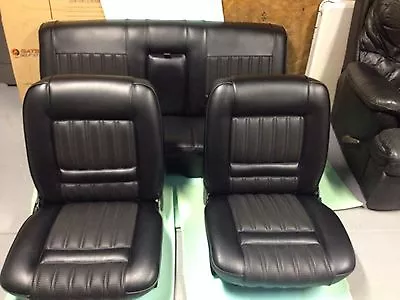 Ford Xy Gt Fairmont Seat Coversfull Set Black RobukbasketweaveAussie Made • $2500
