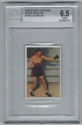 1928 1929 Salem Bilder Max Schmeling Heavyweight Champion Boxer BGS 6.5 Graded  • $25