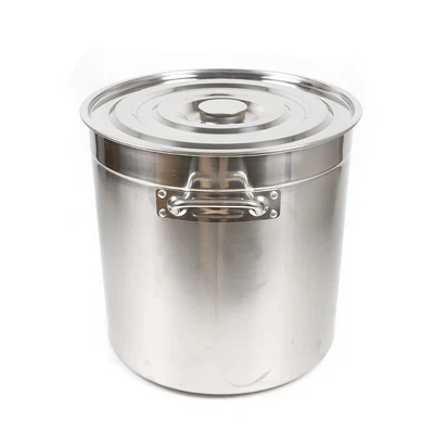 £47 • Buy 35L Large Deep Cooking Stock Pot Stainless Steel 201 With Lid - CATERING NEW