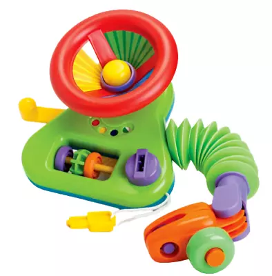 JUNIOR DRIVER CAR Steering Wheel Activity Kids Toy Buggy Stroller Baby Toddler • £11.49