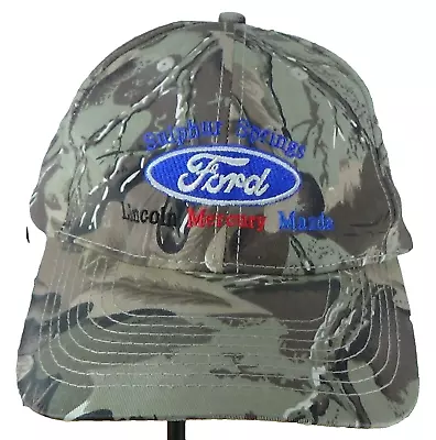 Ford Camo Adjustable Strap Hat Men's Sulphur Springs Lincoln Mercury Mazda • $8.99