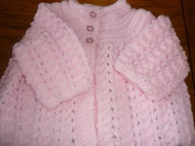 Handknitted Baby Matinee Coat • £5