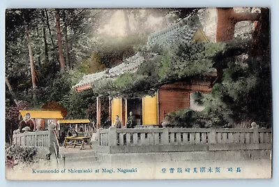 Nagasaki Kyushu Japan Postcard Kwannondo Of Shiomisaki At Mogi C1910 Unposted • $29.95